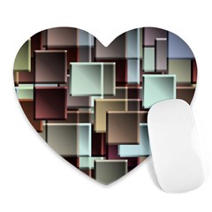 Texture Artwork Mural Murals Art Heart Mousepads by Sapixe