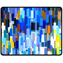 Color Colors Abstract Colorful Double Sided Fleece Blanket (medium)  by Sapixe