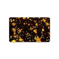 Background Black Blur Colorful Magnet (name Card) by Sapixe