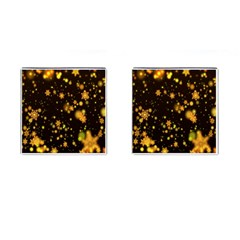 Background Black Blur Colorful Cufflinks (square) by Sapixe