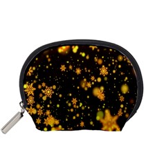 Background Black Blur Colorful Accessory Pouch (small) by Sapixe