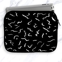 Scribbles Lines Drawing Picture Apple Ipad 2/3/4 Zipper Cases by Sapixe