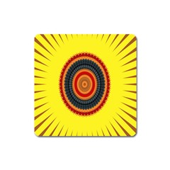 Art Decoration Wallpaper Bright Square Magnet