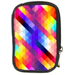 Abstract Background Colorful Pattern Compact Camera Leather Case by Sapixe