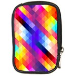 Abstract Background Colorful Pattern Compact Camera Leather Case Front