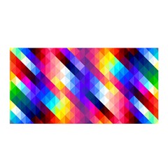 Abstract Background Colorful Pattern Satin Wrap by Sapixe