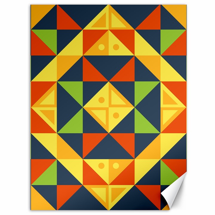 Background Geometric Color Canvas 36  x 48 