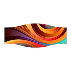 Abstract Colorful Background Wavy Stretchable Headband