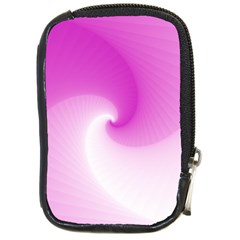 Abstract Spiral Pattern Background Compact Camera Leather Case by Sapixe