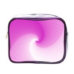 Abstract Spiral Pattern Background Mini Toiletries Bag (one Side)