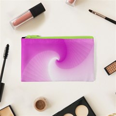 Abstract Spiral Pattern Background Cosmetic Bag (xs) by Sapixe