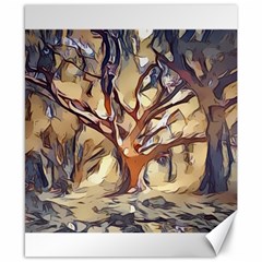 Tree Forest Woods Nature Landscape Canvas 8  X 10  by Sapixe