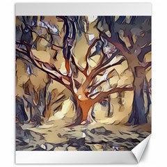 Tree Forest Woods Nature Landscape Canvas 20  X 24  by Sapixe