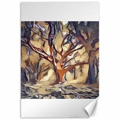 Tree Forest Woods Nature Landscape Canvas 20  X 30  by Sapixe