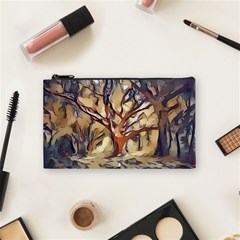 Tree Forest Woods Nature Landscape Cosmetic Bag (small) by Sapixe