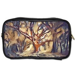 Tree Forest Woods Nature Landscape Toiletries Bag (two Sides) by Sapixe