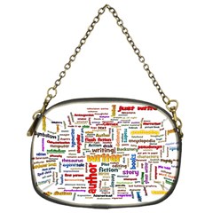 Writing Author Motivation Words Chain Purse (one Side) by Sapixe