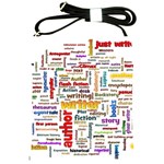 Writing Author Motivation Words Shoulder Sling Bag Front