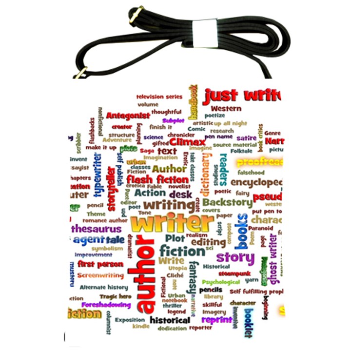 Writing Author Motivation Words Shoulder Sling Bag