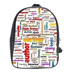 Writing Author Motivation Words School Bag (xl) by Sapixe