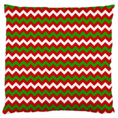 Christmas Paper Scrapbooking Pattern Large Cushion Case (one Side) by Sapixe