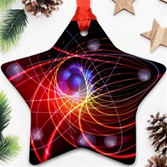 Physics Quantum Physics Particles Ornament (Star)