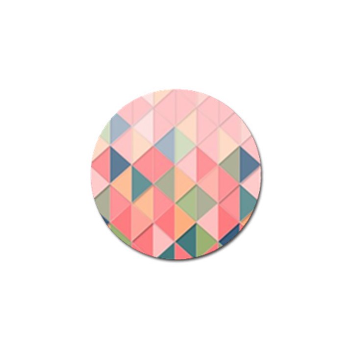 Background Geometric Triangle Golf Ball Marker (4 pack)