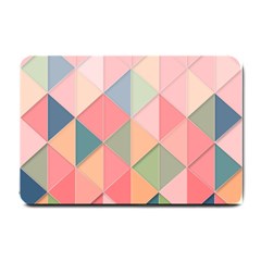 Background Geometric Triangle Small Doormat  by Sapixe