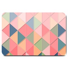 Background Geometric Triangle Large Doormat  by Sapixe