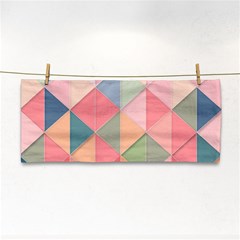 Background Geometric Triangle Hand Towel by Sapixe