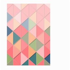 Background Geometric Triangle Large Garden Flag (two Sides) by Sapixe