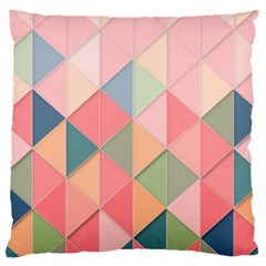 Background Geometric Triangle Large Cushion Case (two Sides) by Sapixe