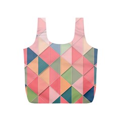 Background Geometric Triangle Full Print Recycle Bag (s) by Sapixe