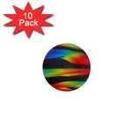 Colorful Background 1  Mini Magnet (10 pack)  Front