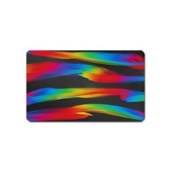 Colorful Background Magnet (name Card) by Sapixe