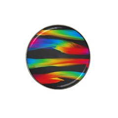 Colorful Background Hat Clip Ball Marker (4 Pack) by Sapixe