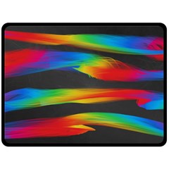 Colorful Background Double Sided Fleece Blanket (large)  by Sapixe