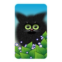 Kitten Black Furry Illustration Memory Card Reader (rectangular) by Sapixe