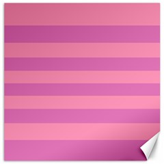 Pink Stripes Striped Design Pattern Canvas 20  X 20  by Sapixe