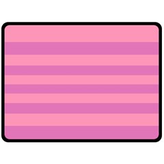 Pink Stripes Striped Design Pattern Double Sided Fleece Blanket (large)  by Sapixe