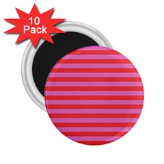 Stripes Striped Design Pattern 2 25  Magnets (10 Pack)  by Sapixe