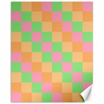 Checkerboard Pastel Squares Canvas 11  x 14  10.95 x13.48  Canvas - 1