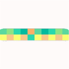 Checkerboard Pastel Squares Small Bar Mats by Sapixe