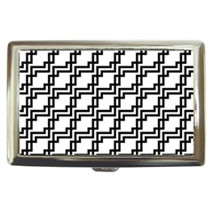 Pattern Monochrome Repeat Cigarette Money Case by Sapixe