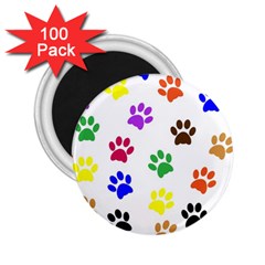 Pawprints Paw Prints Paw Animal 2 25  Magnets (100 Pack)  by Sapixe