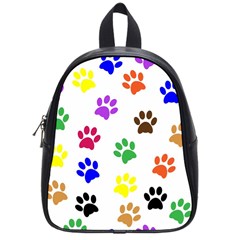 Pawprints Paw Prints Paw Animal School Bag (small) by Sapixe