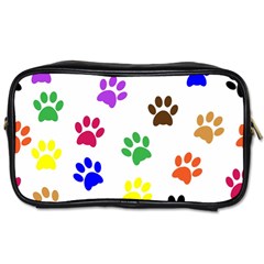 Pawprints Paw Prints Paw Animal Toiletries Bag (two Sides) by Sapixe