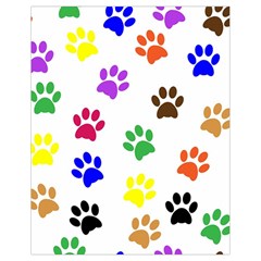 Pawprints Paw Prints Paw Animal Drawstring Bag (small) by Sapixe