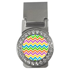 Chevron Pattern Design Texture Money Clips (cz)  by Sapixe