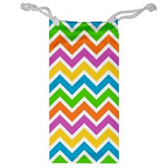 Chevron Pattern Design Texture Jewelry Bag by Sapixe